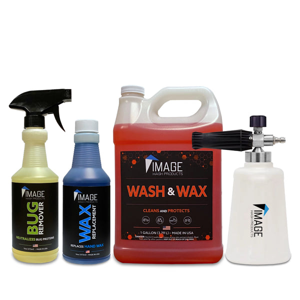Image of Bundle containing Bug Remover, Wax Replacement, Wash & Wax and Image Foam Cannon