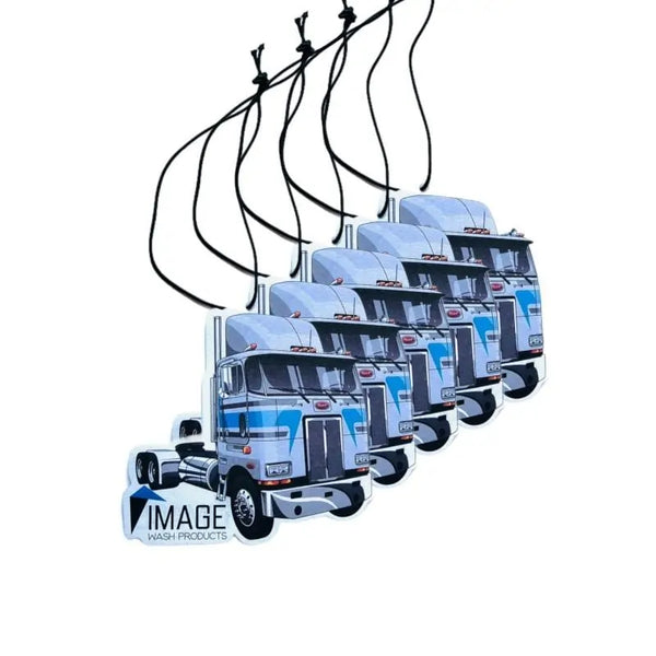 5 Pack Cabover Truck Air Freshener - Black Ice