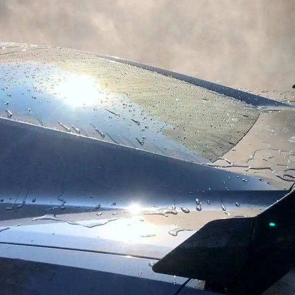 Close up of clean car after using Car Wash and Wax - Detailer Grade Soap from Image Wash Products