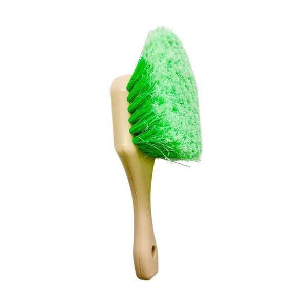 Green Nylon Tire Brush - Side View