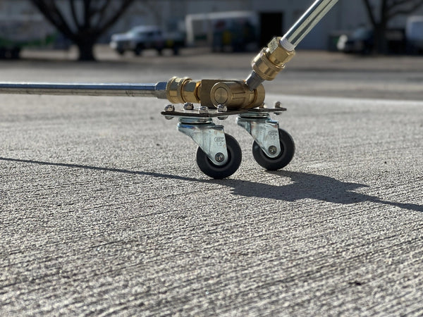 Under Carriage Cleaner 2.0 – low-profile undercarriage cleaning attachment