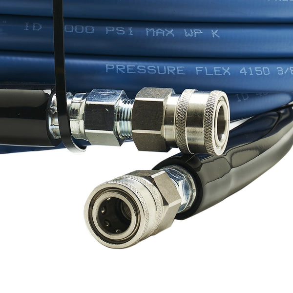 Non marking Pressure washing hose for fleet washing and wash bays and garages