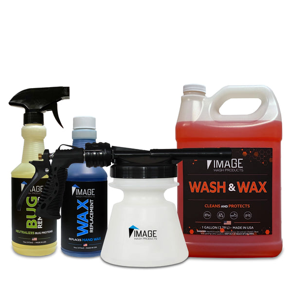 Image of Bundle containing Bug Remover, Wax Replacement, Wash & Wax and Garden Foam Cannon