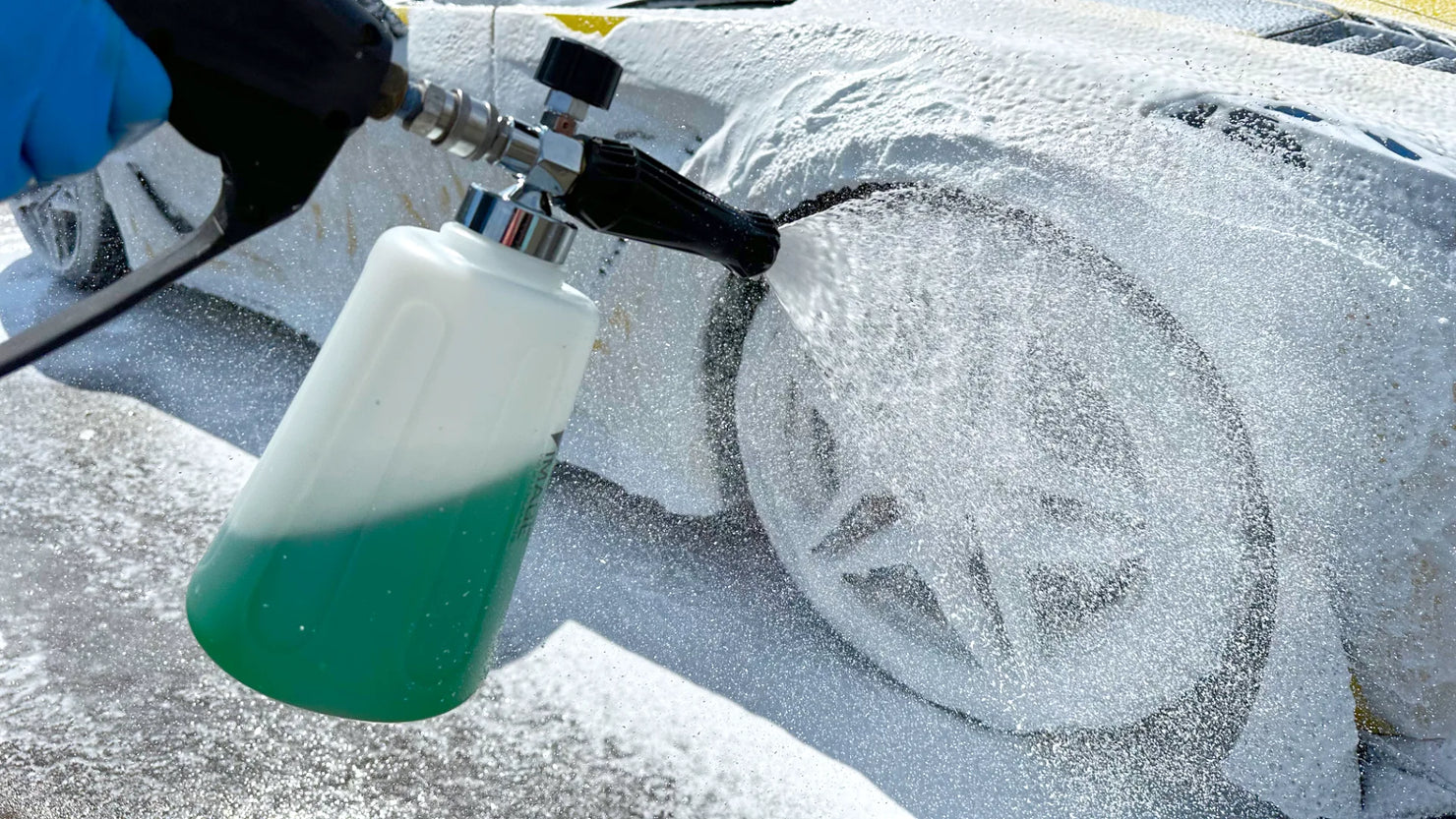 Image Wash Products pressure washer foam cannon for soap. High foaming thick suds foam gun.
