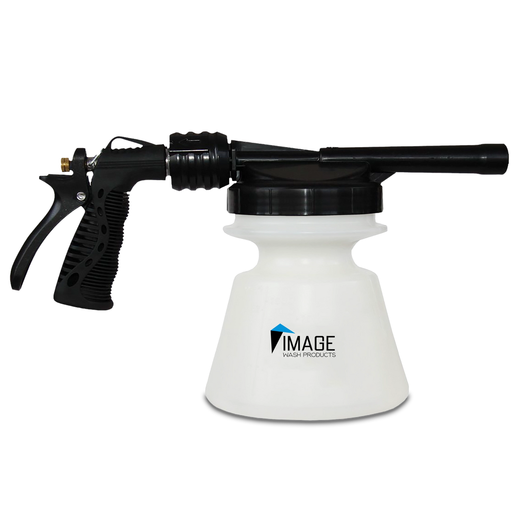 Foam cannon for garden hose