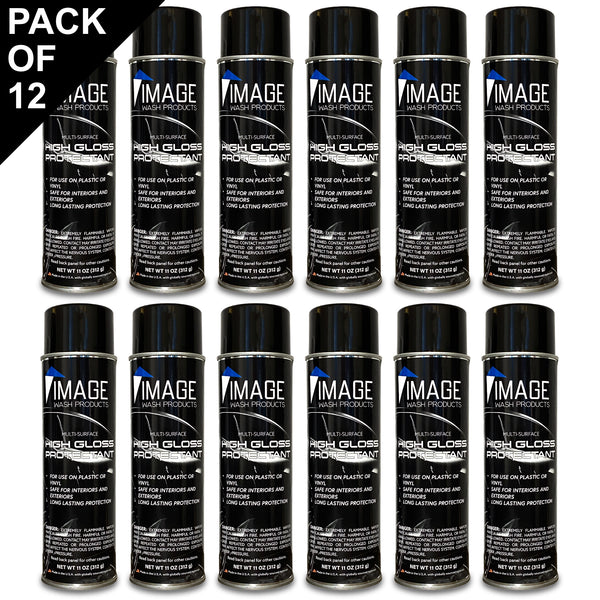 Image showing 12 pack of aerosol cans of High Gloss Protectant