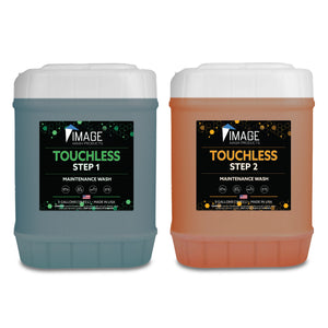 5 gallon jugs of Touchless Step 1 and Touchless Step 2
