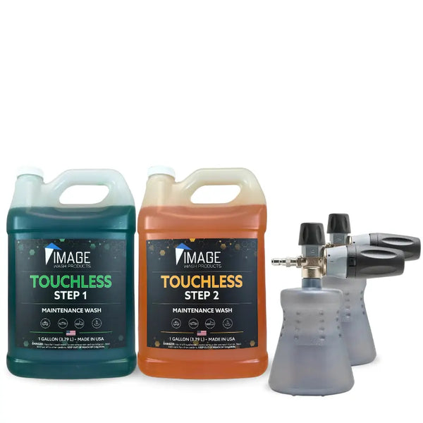 Touchless 1 & 2 with (2) MTM Hydro PF22.2 foam cannons