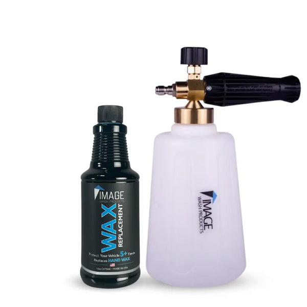 16oz Wax Replacement with Image Wash Products pressure washer snow foam cannon.