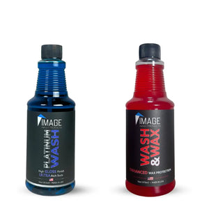 wash & wax vs. platinum wash in a small 16oz sample size. Try them out!