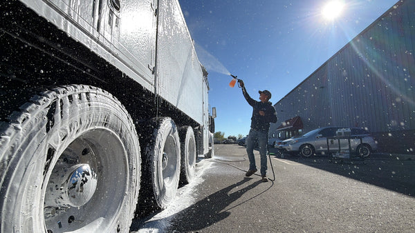 Touchless Wash Soaps by Image Wash Products uses a low pH presoak and a high pH soap to wash cars, trucks, RVs, offroad vehicles, and more without using a brush or a mitt. Soap for foam cannons. Pressure Washers.