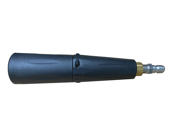 Suttner ST-75 foam nozzle with 1/4 inch quick-connect plug for downstream injector foaming on a pressure washer trigger gun