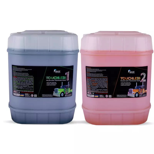 Brushless car wash soap 5 gallon kit - Touchless 1 &amp; 2 - Commercial truck wash soap | Image Wash Products