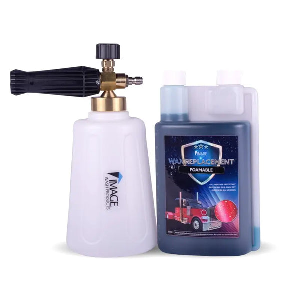Wax Replacement 32oz with pressure washer snow foam cannon
